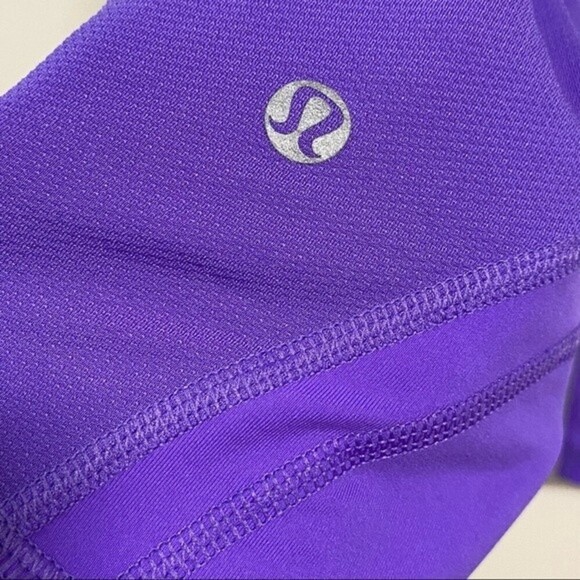 Lululemon Leggings Womens size 4 Purple Run Inspire Crop Leggings - Picture 8 of 10